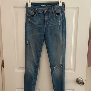 Old Navy Mid-Rise “Rockstar” Ripped Jeans